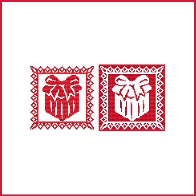 (image for) Christmas Stencil Ornament - Present
